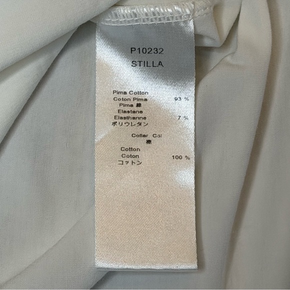 Anne Fontaine Stilla White Ruffle Sleeveless Blouse Womens size Small French 38 - Picture 8 of 10